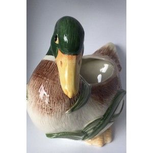 Fitz and & Floyd Nature's Treasures Duck Treasure Box Ceramic Baby Ducks